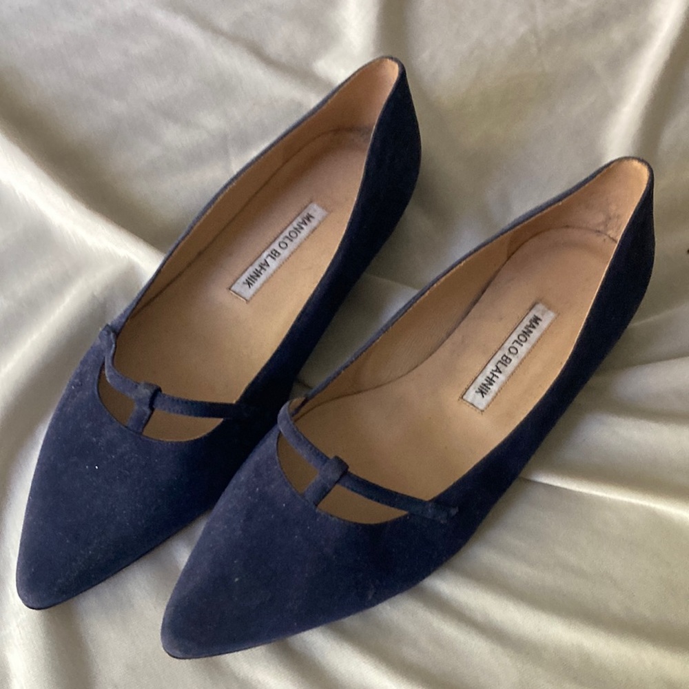 Manolo Blahnik Suede Shoes